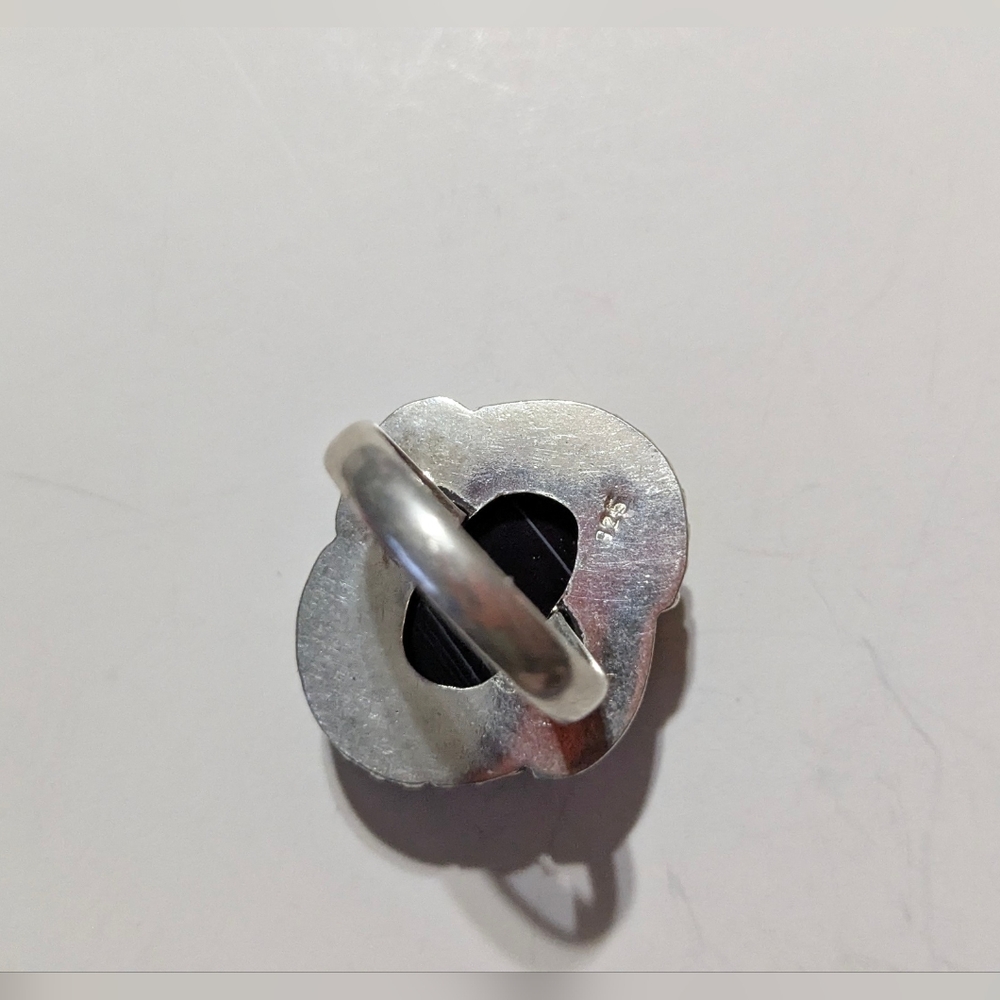 Handcrafted Banded Botswana Oval Ring (8) - Picture 10 of 15